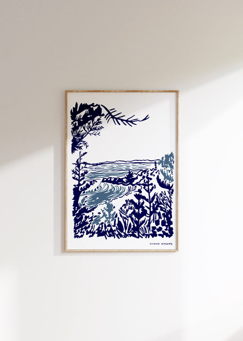 Arthur Bay Sketch Art Print