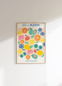 Bay of Plenty Fruits Art Print