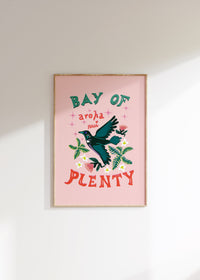 Bay of Plenty Tūī Art Print
