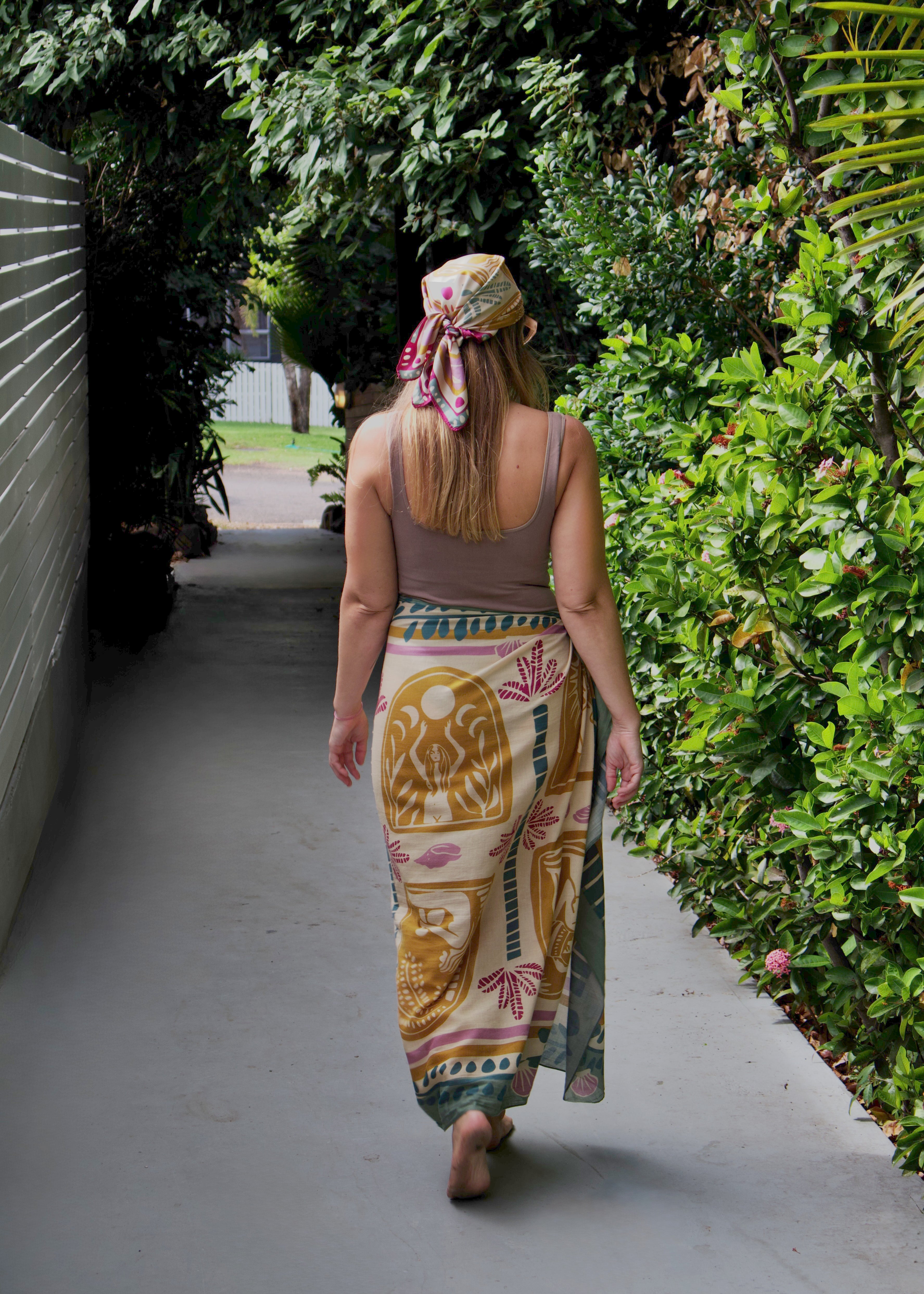 Island Goddess Silk Scarf