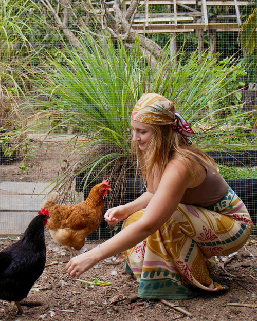Island Goddess Silk Scarf