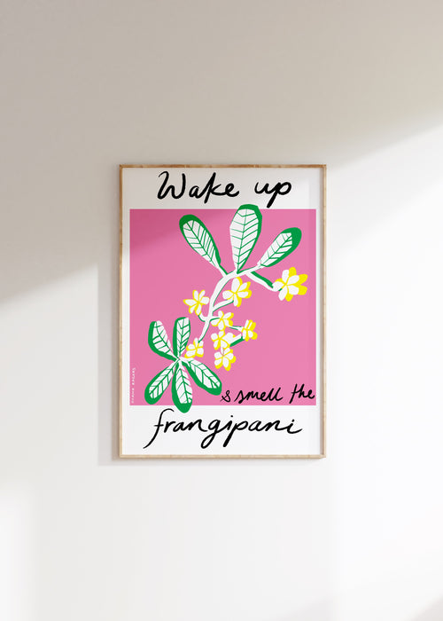 Frangipani Matisse Style Art Print