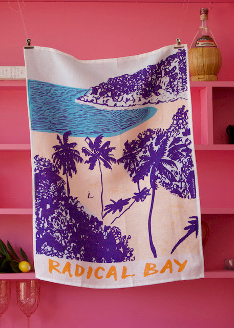 Radical Bay Tea Towel
