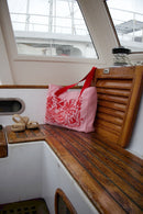 Pink Paradise Screen Printed Canvas Tote Bag