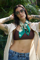 Green Mermaid Silk Scarf