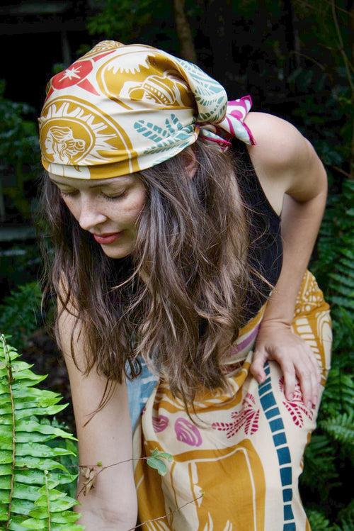 Island Goddess Silk Scarf