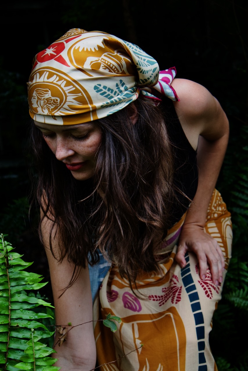 Island Goddess Silk Scarf