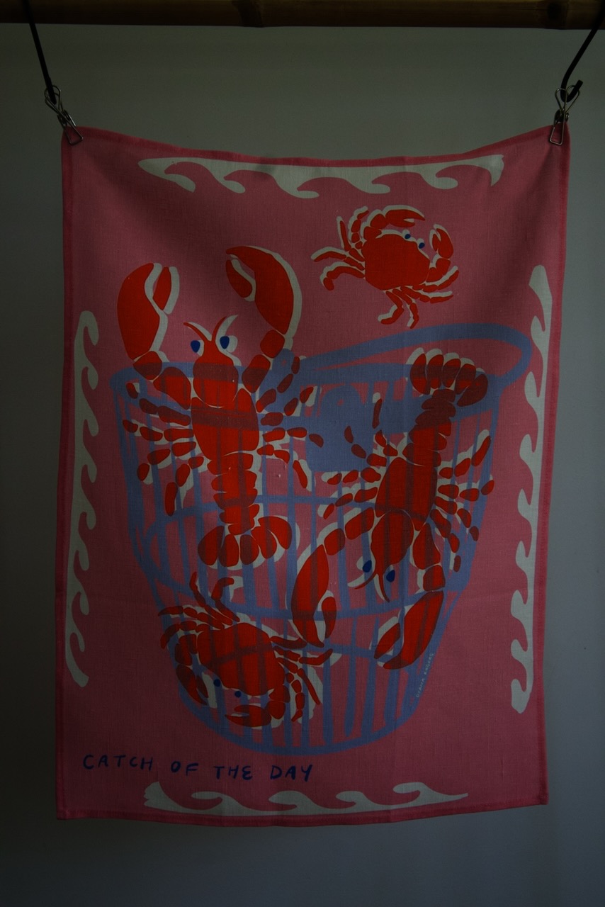 Catch of the Day Tea Towel