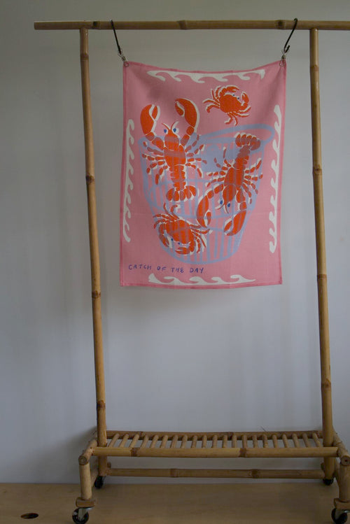 Catch of the Day Tea Towel