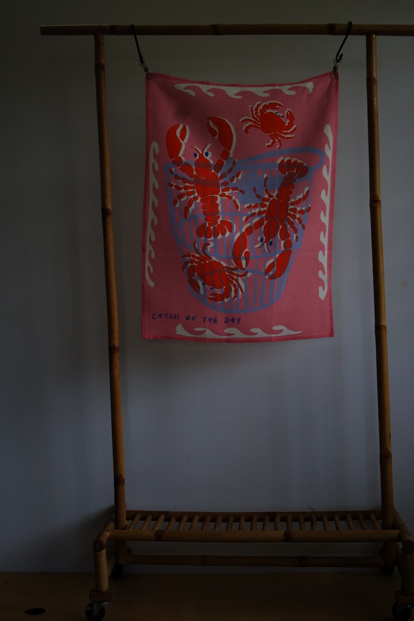 Catch of the Day Tea Towel
