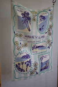 Vintage Tourist Frame Tea Towel