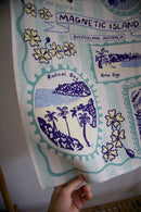 Vintage Tourist Frame Tea Towel