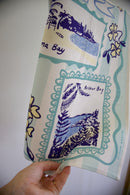 Vintage Tourist Frame Tea Towel
