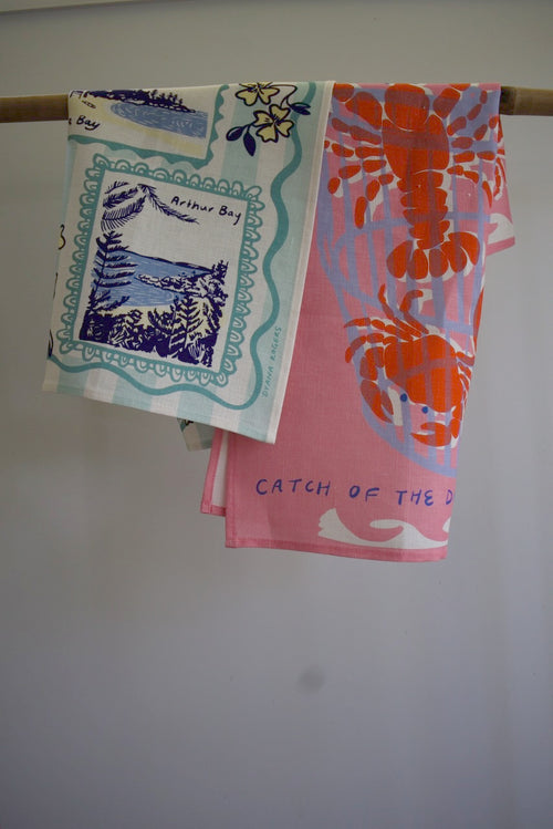 Catch of the Day Tea Towel