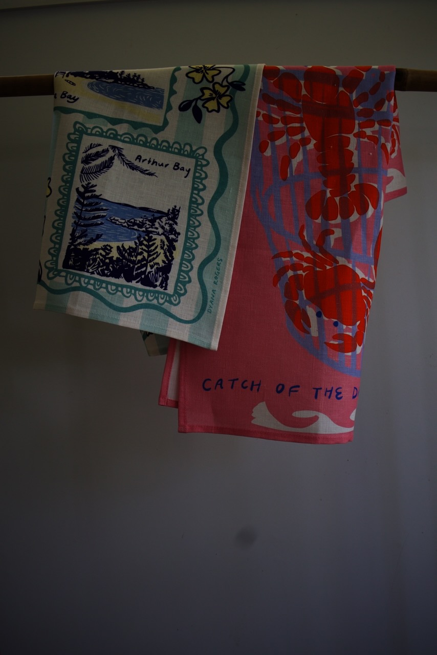 Catch of the Day Tea Towel