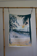 Picnic Bay Jetty Tea Towel