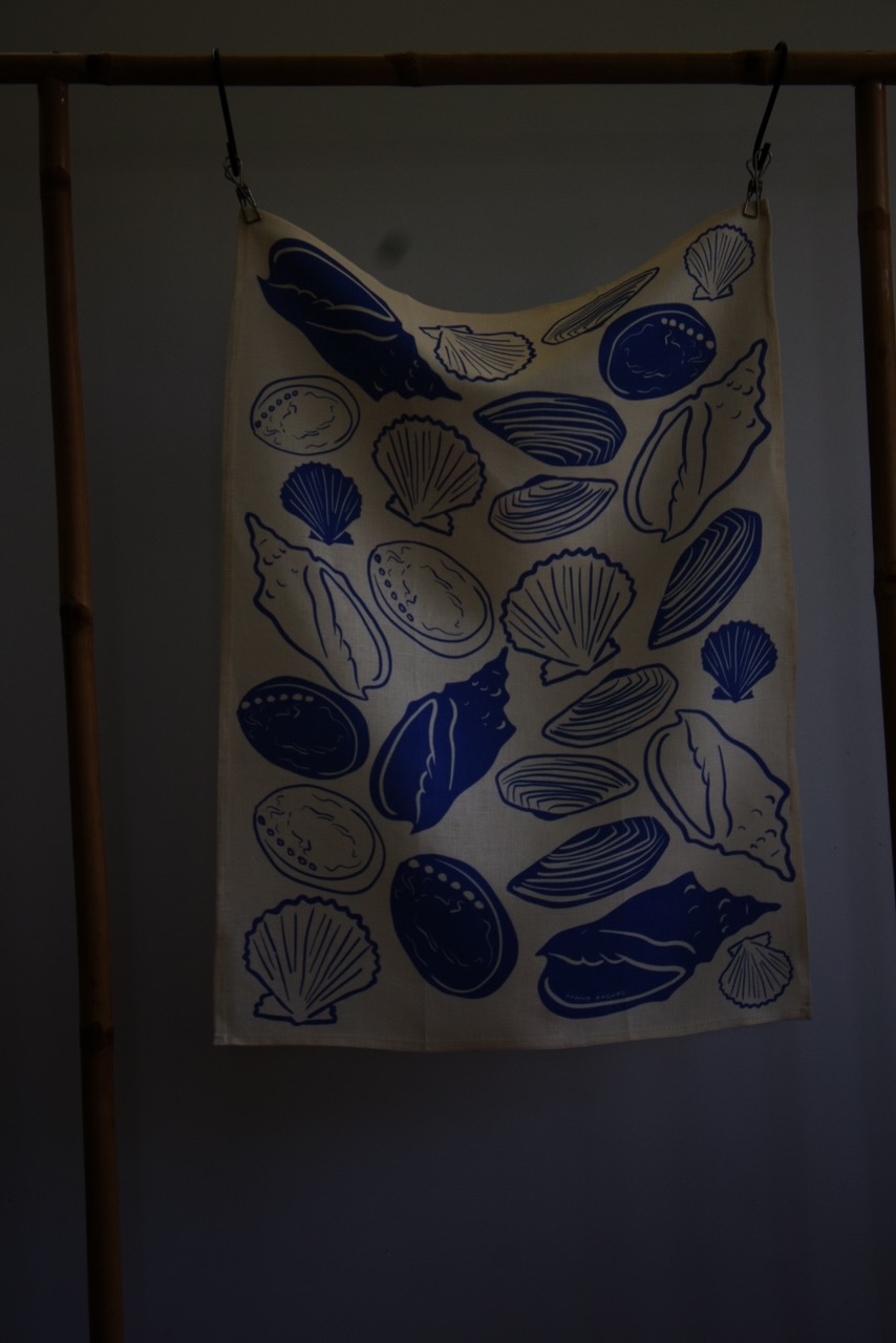 Seashells Tea Towel