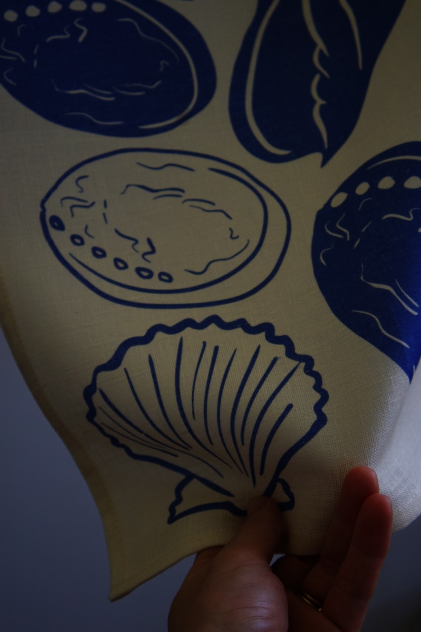 Seashells Tea Towel
