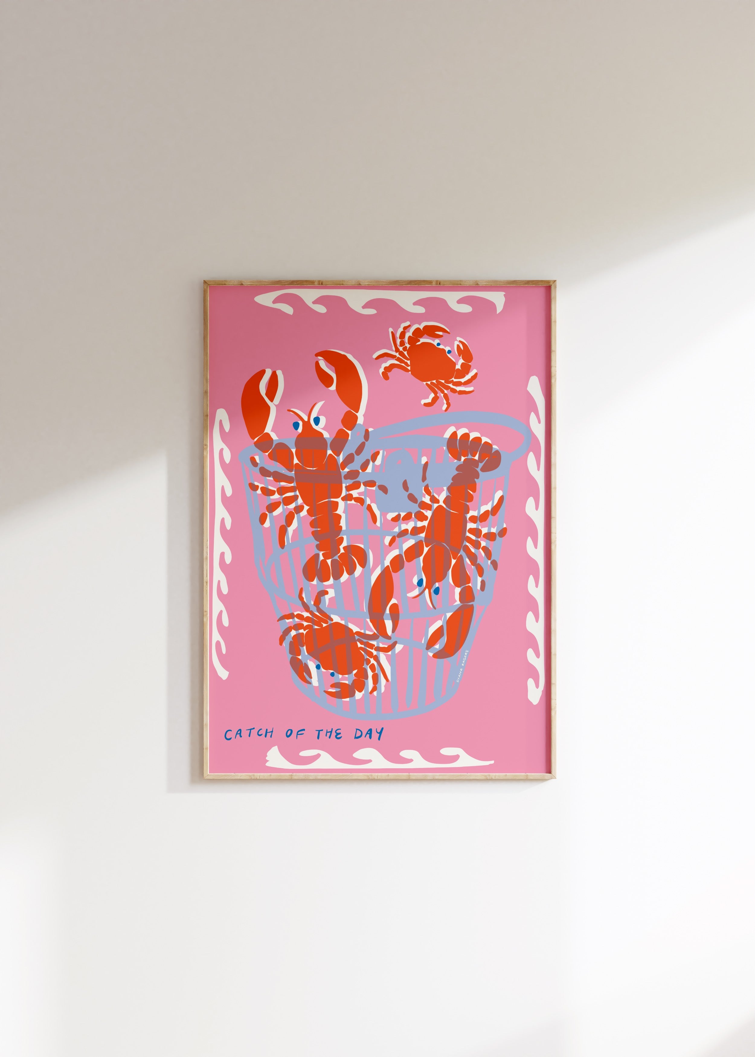 Lobsters and Crabs Art Print