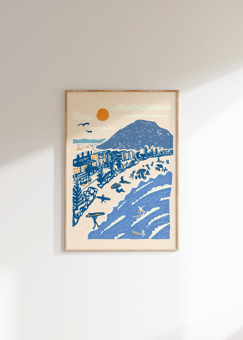 Mount Maunganui Art Print