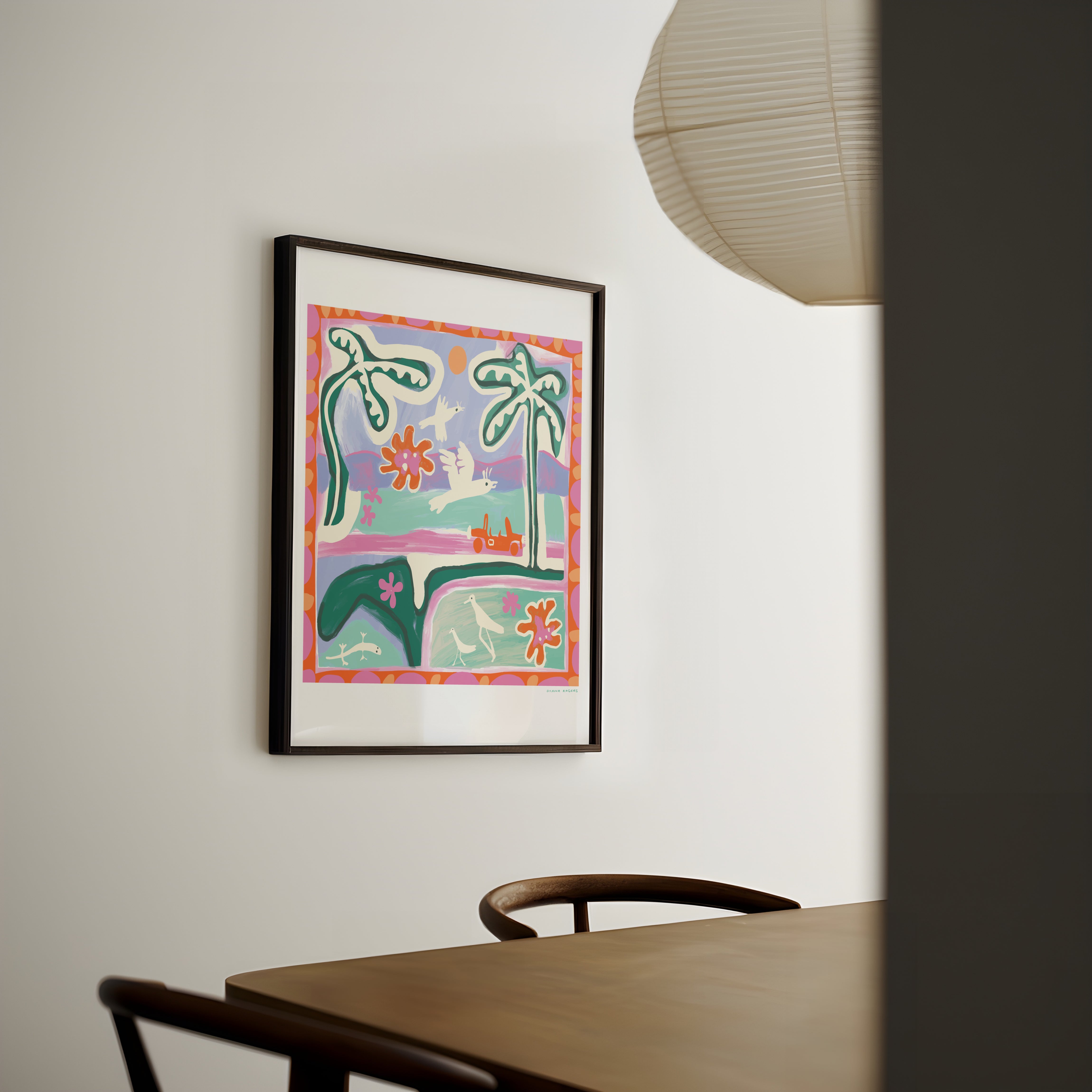 Island Colours Art Print