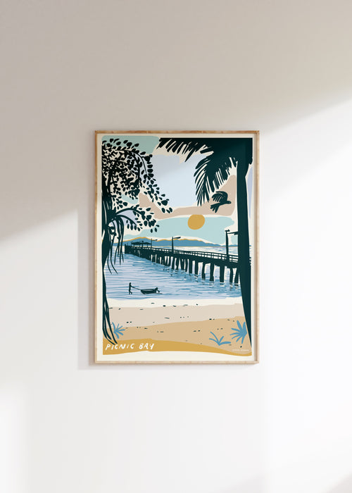 Picnic Bay Art Print
